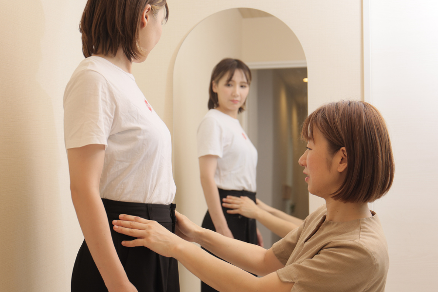 ④ 姿勢チェック